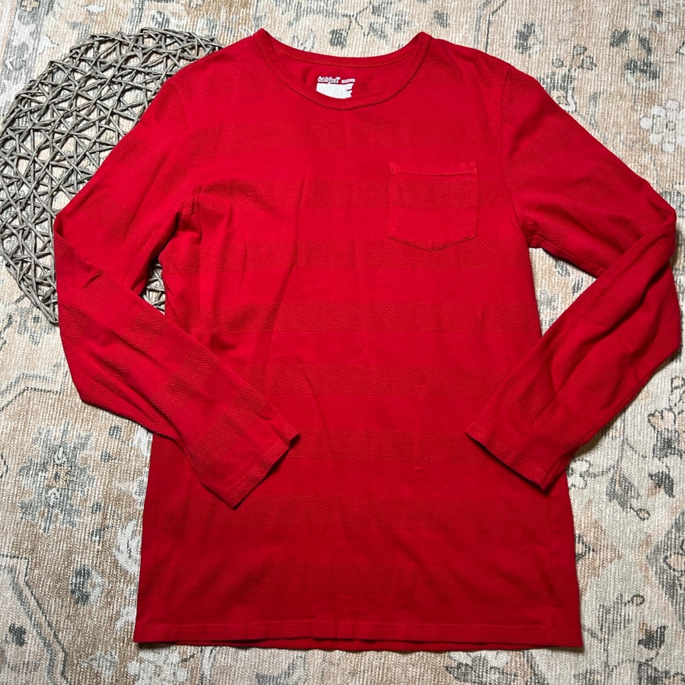 Cat & Jack Bright Red Long Sleeve Tee